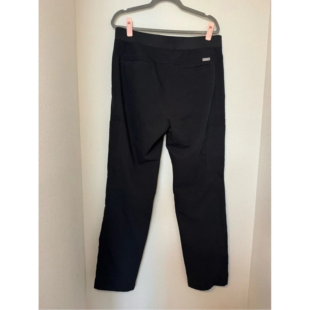 Men's FIGS Technical Collection Axim Cargo Scrub Pant in Black